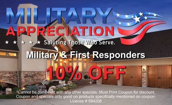  San Diego Garage Door Repair military discount